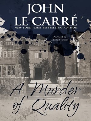 cover image of A Murder of Quality